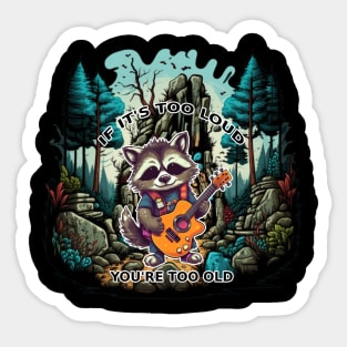 Get Ready To Rock With This Epic Forest Stage Sticker